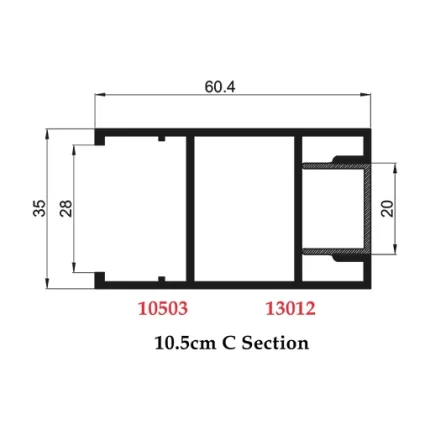 10.5 cm C Section - 10503 13012
