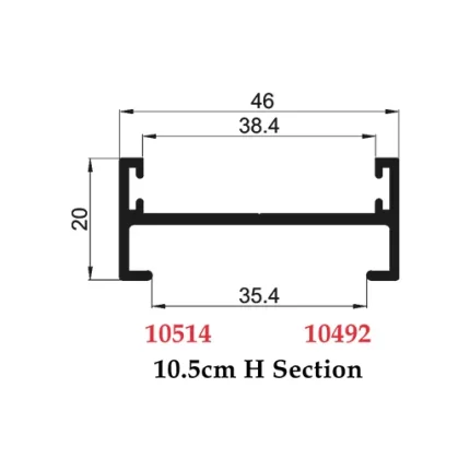 10.5 cm H Section - 10514 10492