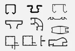 Kitchen, Wardrobe, Showcase & Furniture—Aluminum Profiles