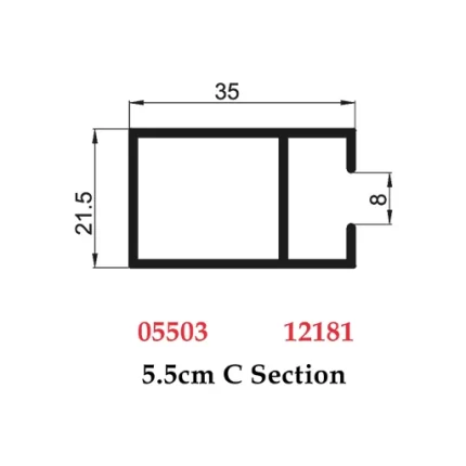 5.5 cm C Section - 05503 12181