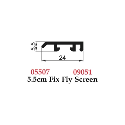 5.5 cm Fix Fly Screen - 05507 09051