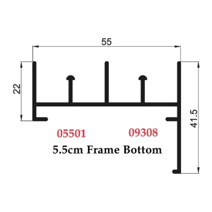 5.5 cm Frame Bottom - 05501 09308