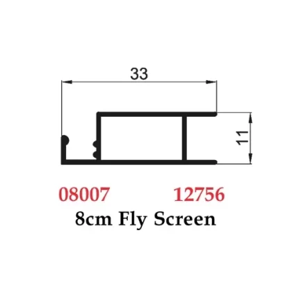 8 cm Fly Screen - 08007 12756