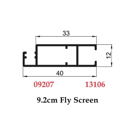 9.2 cm Fly Screen - 09207 13106