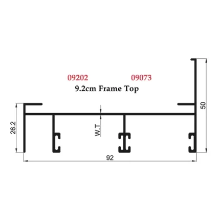 9.2 cm Frame Top - 09202 09073