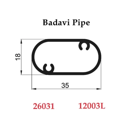 Badavi Pipe - 26031 12003L