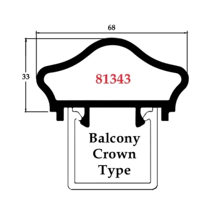 Balcony Crown Type - 81343