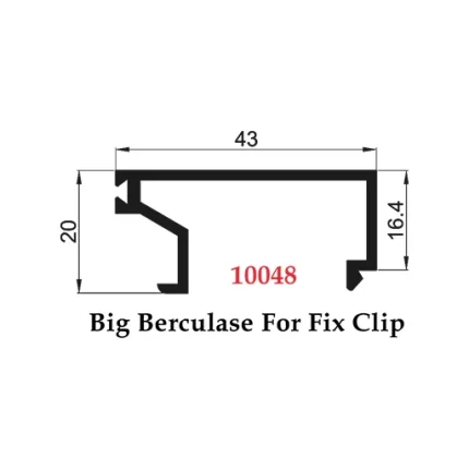 Big Berculase For Fix Clip - 10048