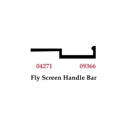 Fly Screen Handle Bar - 04271 09366