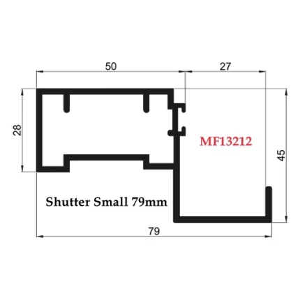 Shutter Small 79mm - MF13212