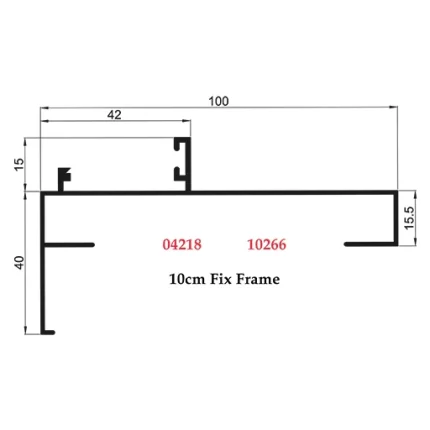 10 cm Fix Frame - 04218 10266