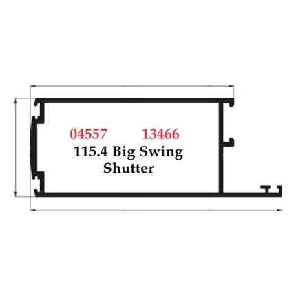 115.4 Big Swing Shutter - 04557 13466