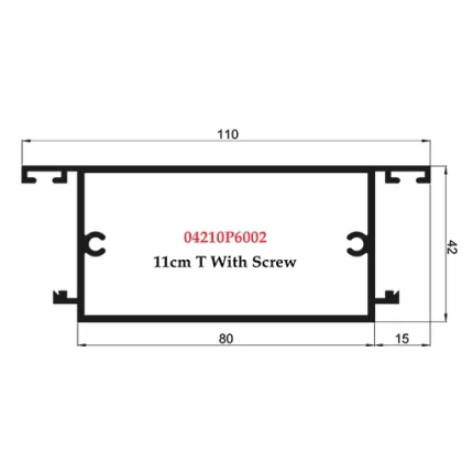 11cm T with Screw - 04210P6002