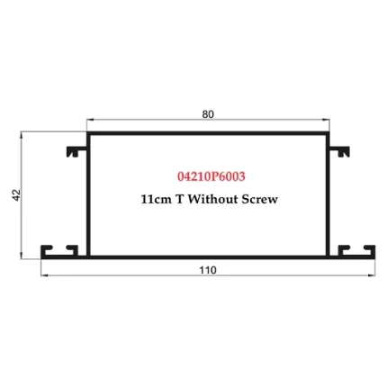 11cm T without Screw - 04210P6003