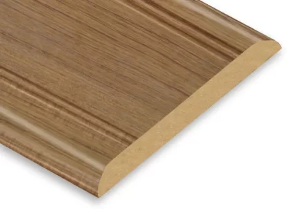 AGT Teak Matte Post-Formed PVC High Glossy AGT MDF Panel