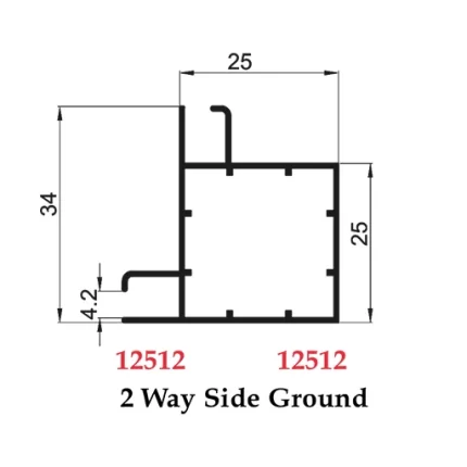2 Way Side Ground - 12512 12512