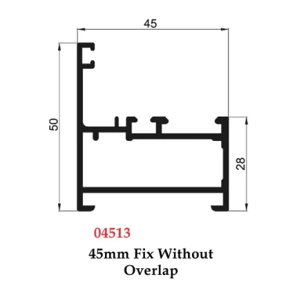 45mm Fix Without Overlap - 04513 12983