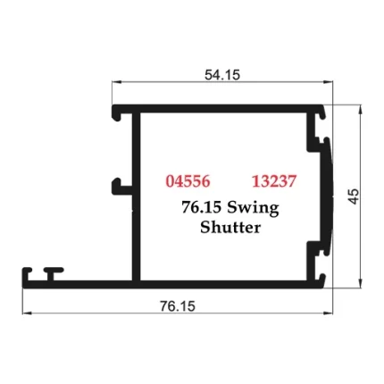 76.15 Swing Shutter - 04556 13237