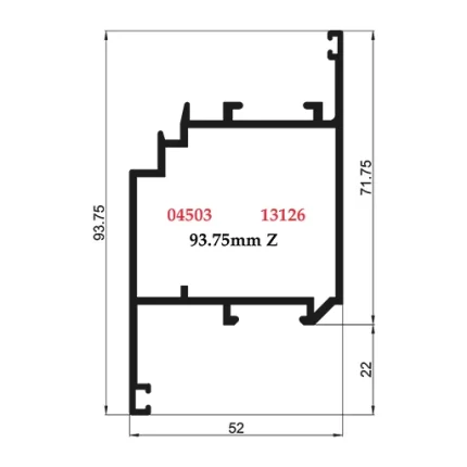 93.75mm Z - 04503 13126