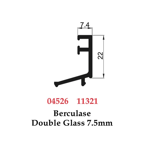 Berculase Double Glass 7.5mm Berculase Double Glass 7.5mm - 04526 11321