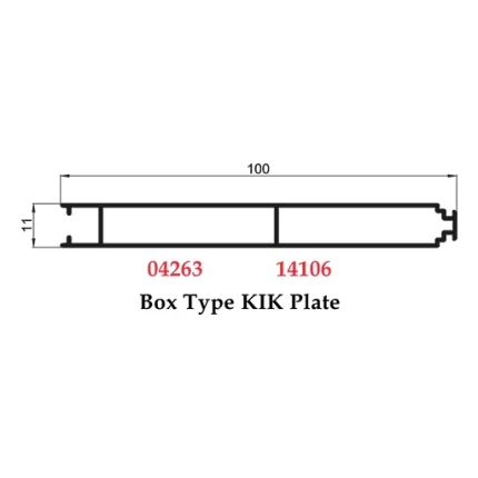 Box Type KIK Plate - 04263 14106