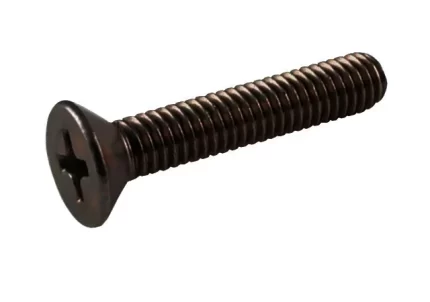 Flat Phillips Head Machine Screws Brown