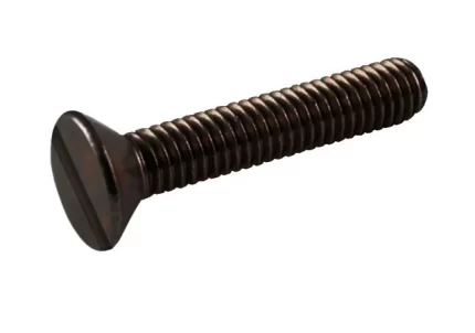 Flat Slotted Head Machine Screws Brown