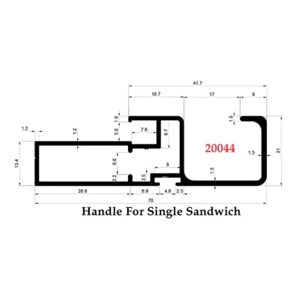 Handle For Single Sandwich - 20044