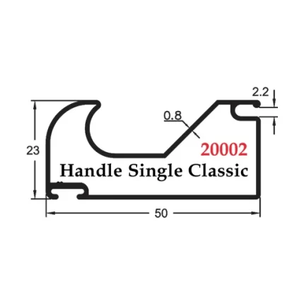 Handle Single Classic - 20002