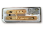 M5 Gold Door Handles with Lock Kit