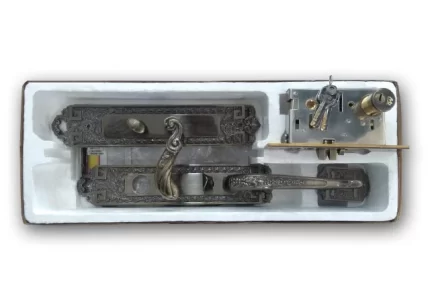 M5 Zinc Door Handles with Lock Kit