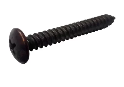 Round Phillips Head Screws Brown