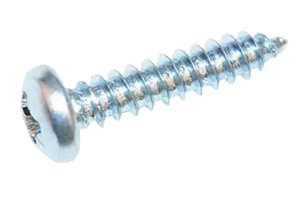 Round Phillips Head Screws Silver