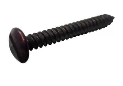 Round Slotted Head Screws Brown
