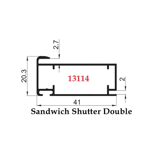 Sandwich Shutter Double - 13114