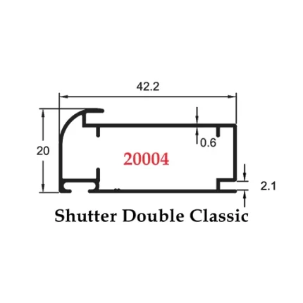 Shutter Double Classic - 20004