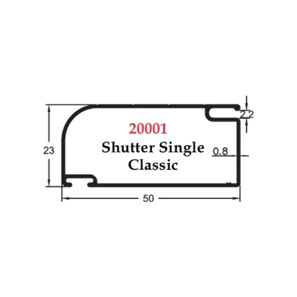 Shutter Single Classic - 20001