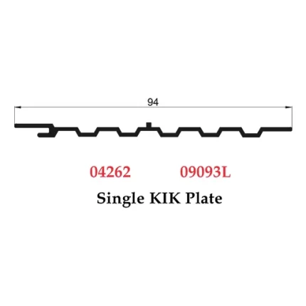 Single KIK Plate - 04262 09093L