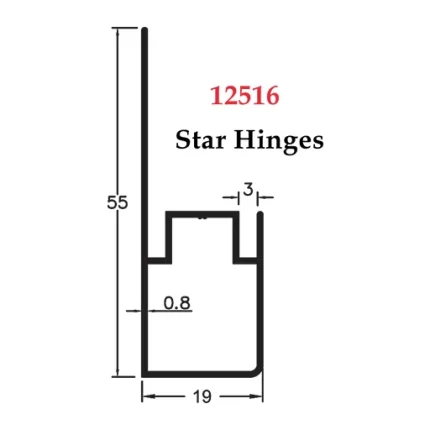 Star Hinges - 12516