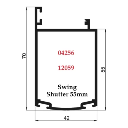 Swing Shutter 55mm – 04256 12059
