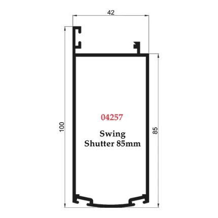 Swing Shutter 85mm – 04257