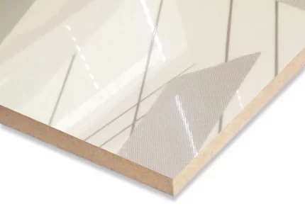 UV + Emboss White Laminated MDF Board