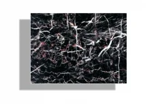 Azalea Black PVC Marble Sheet