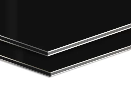 Black Aluminium Composite Panel - ACP Wall Cladding Sheet