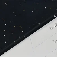 Black Forest Solid Surface 76x367cm 12mm