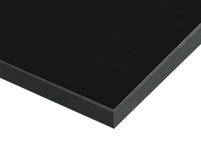 Black HPL Cubicle Partition Board