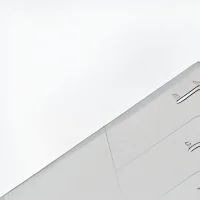 Blossom White Solid Surface 76x367cm 12mm