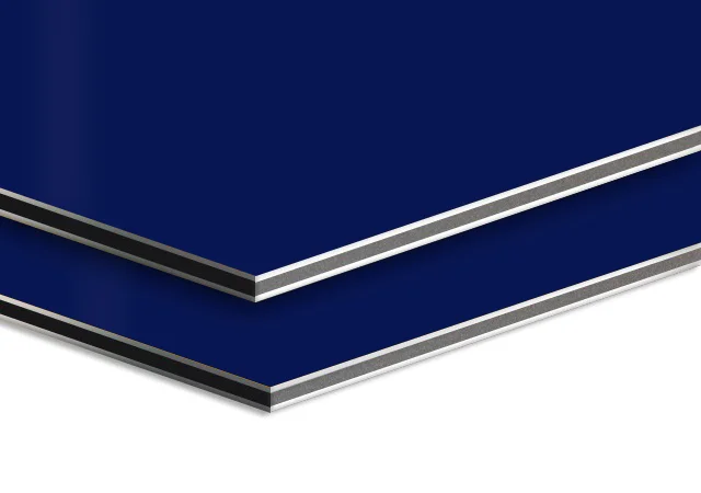 Blue Aluminium Composite Panel - ACP Wall Cladding Sheet