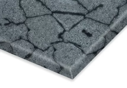 Cracked Charcoal K74 Solid Surface Sheet