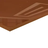 Dark Brown Cast Acrylic Sheet Light Pass